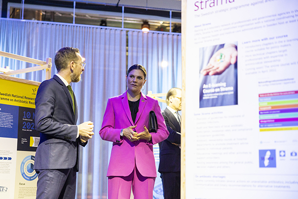 Her Royal Highness-Crown Princess Victoria and Jakob Forssmed Minister for Social Affairs and Public Health, Sweden, discussing. 