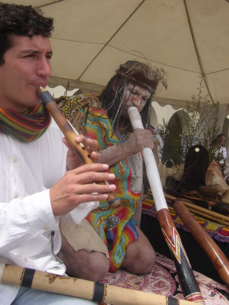 ndigenous artists in 2nd People's Health Assembly in Cuenca, Ecuador